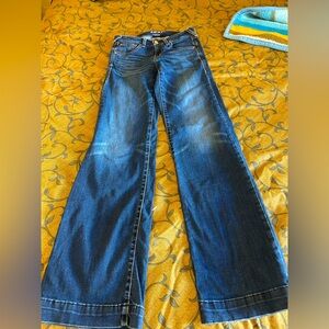 Ariat Women's Blue Flare & Wide Leg Jeans